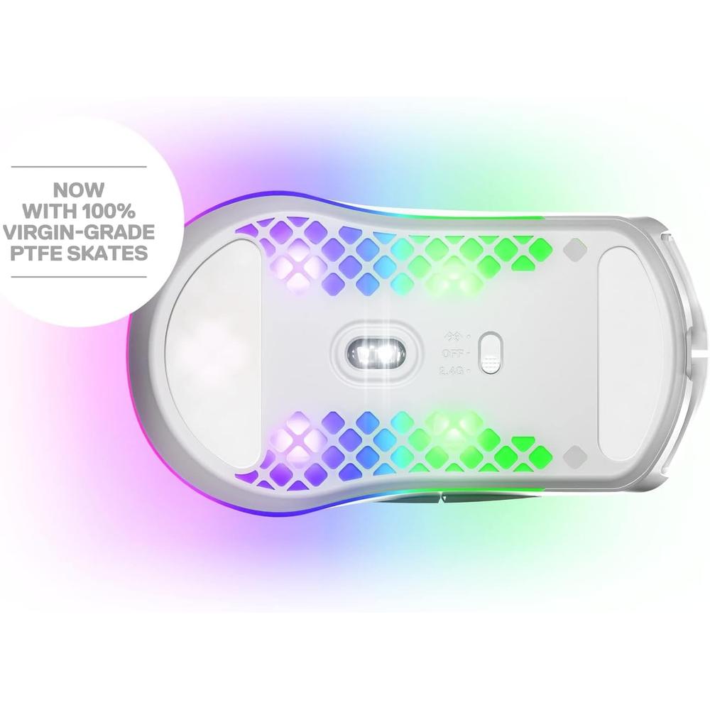 MOUSE INALÁMBRICO AEROX 3 STEELSERIES | SNOW - 5