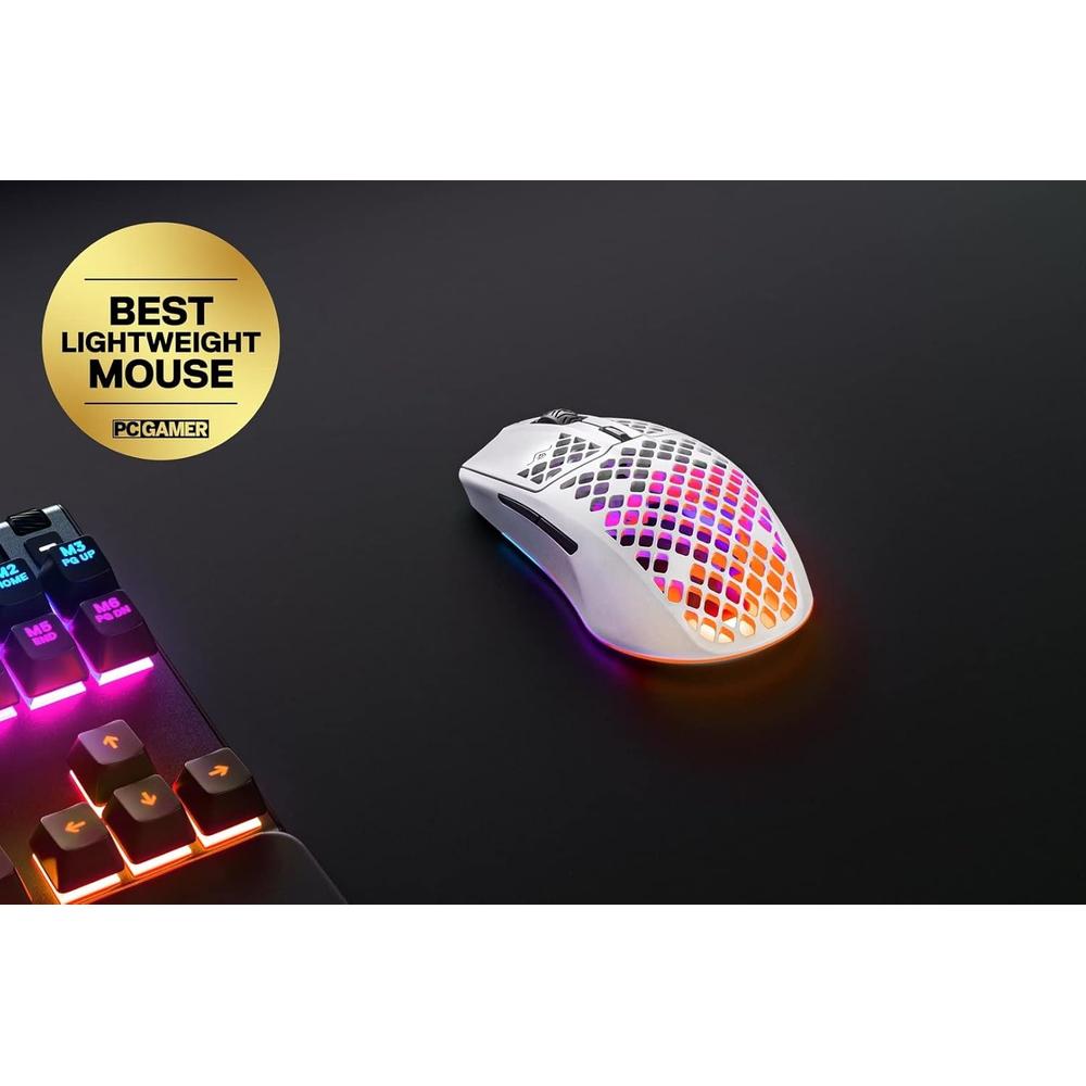 MOUSE INALÁMBRICO AEROX 3 STEELSERIES | SNOW - 6