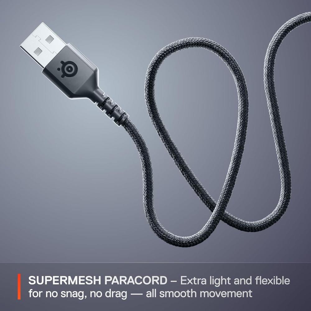 (REACONDICIONADO) MOUSE ALÁMBRICO RIVAL 3 GEN 2 STEELSERIES | NEGRO - 5