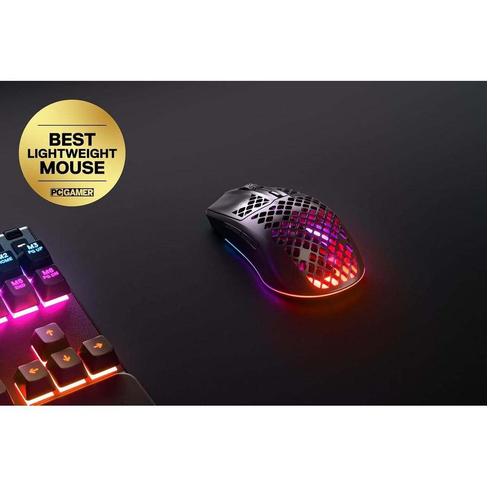 MOUSE INALÁMBRICO AEROX 3 STEELSERIES | ONYX - 6