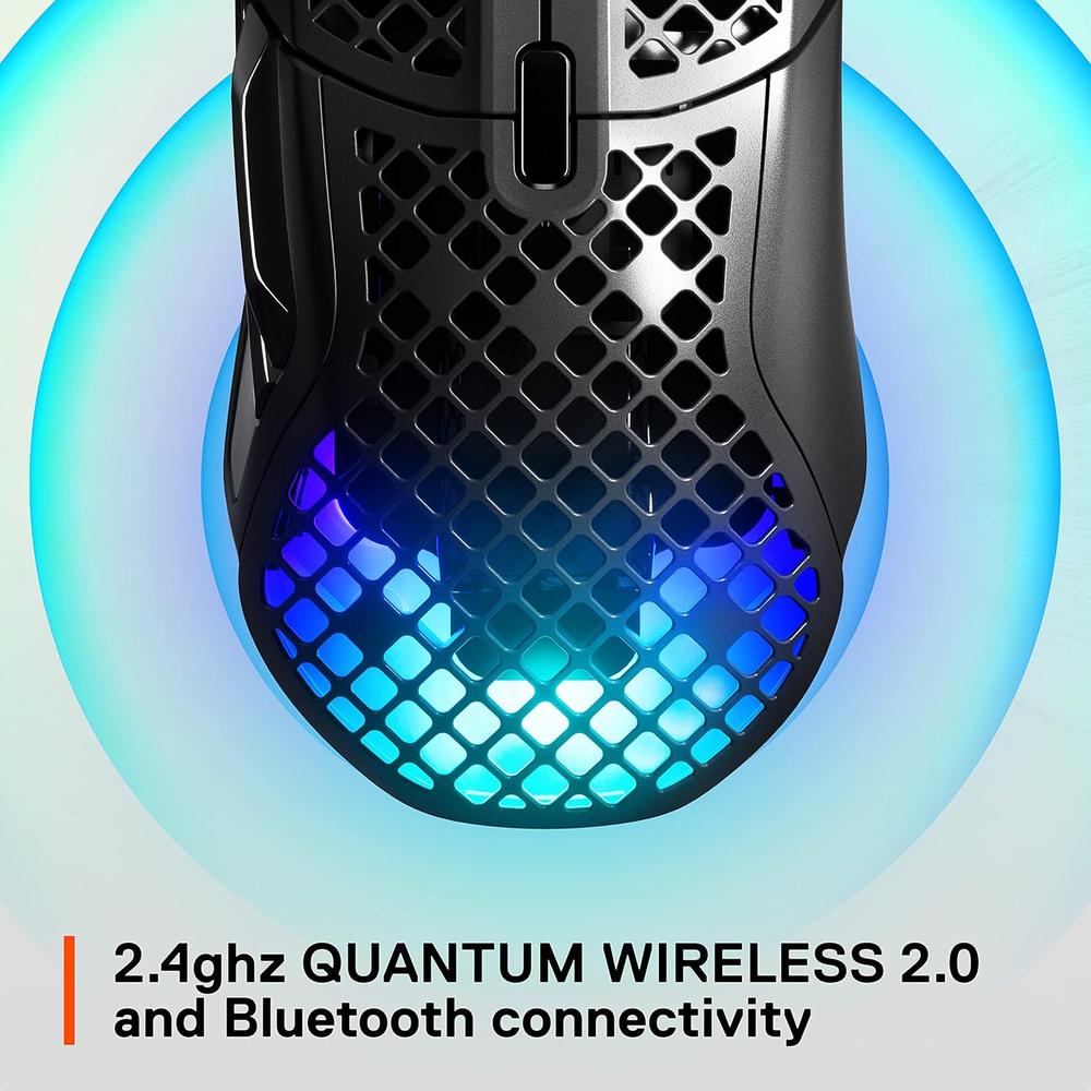 (REACONDICIONADO) MOUSE INALÁMBRICO AEROX 5 STEELSERIES | NEGRO - 5