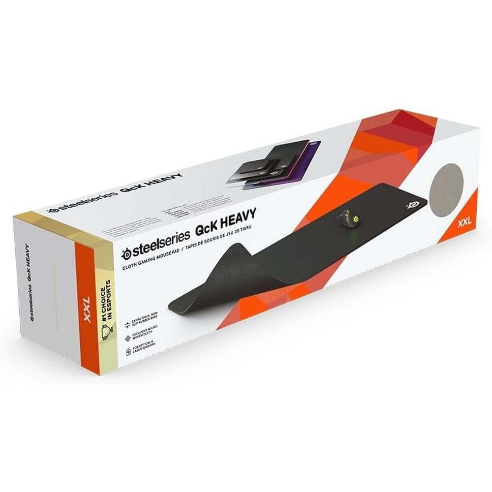 MOUSEPAD QCK XXL HEAVY STEELSERIES | NEGRO - 4