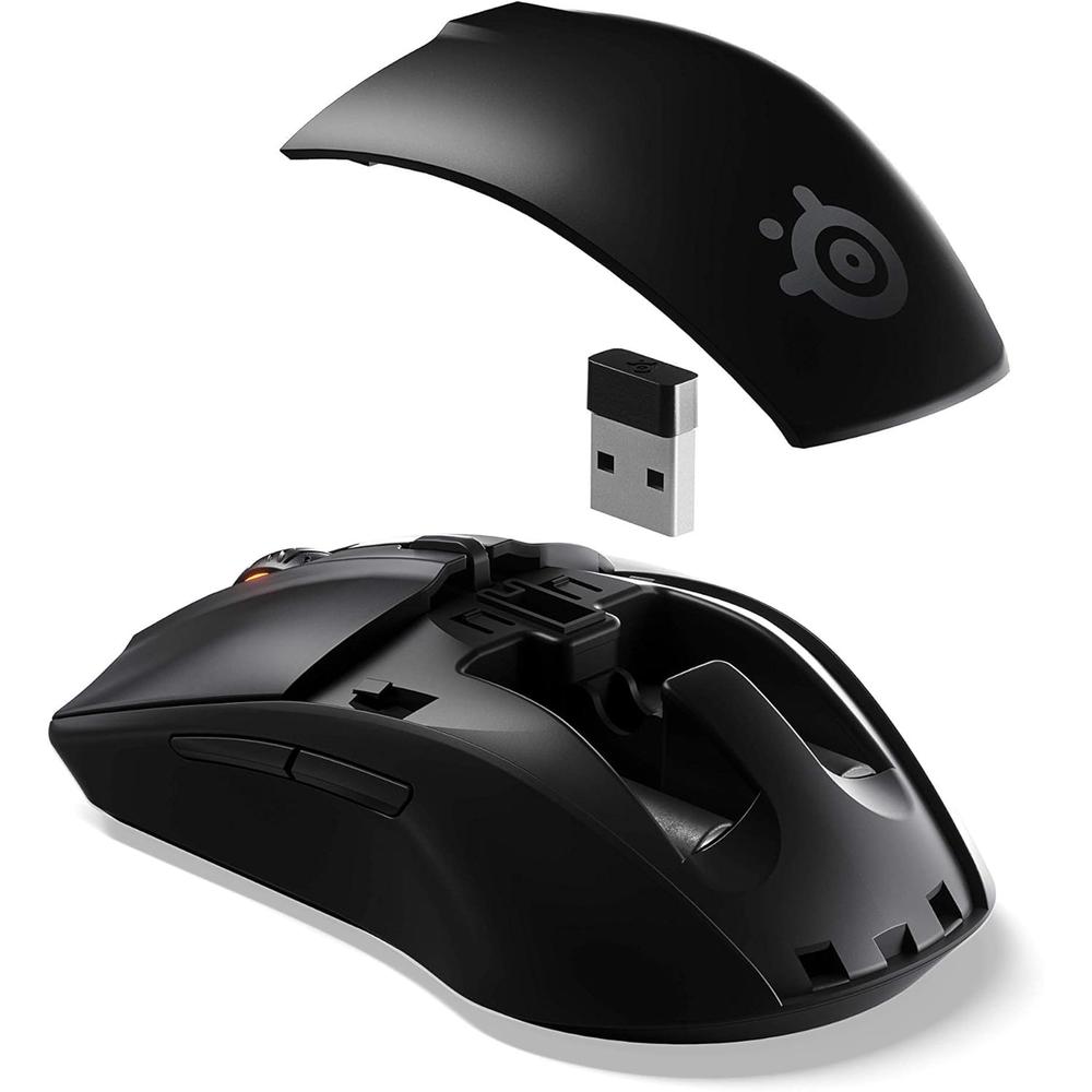(REACONDICIONADO) MOUSE INALÁMBRICO RIVAL 3 DUAL WIRELESS STEELSERIES | NEGRO - 5