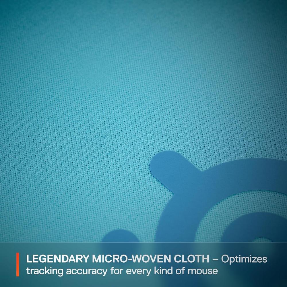 MOUSEPAD QCK MEDIUM CLASSIC STEELSERIES | AQUA - 3