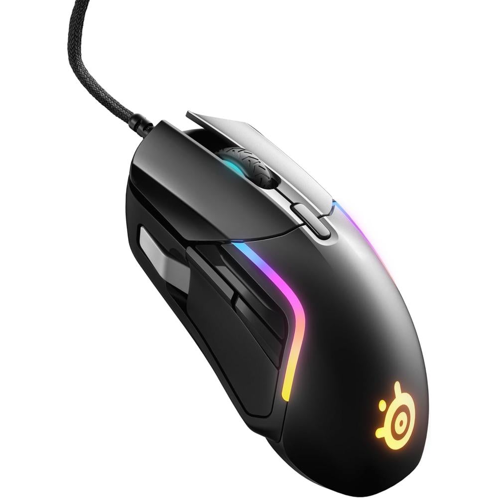 MOUSE ALÁMBRICO RIVAL 5 STEELSERIES | NEGRO - 1