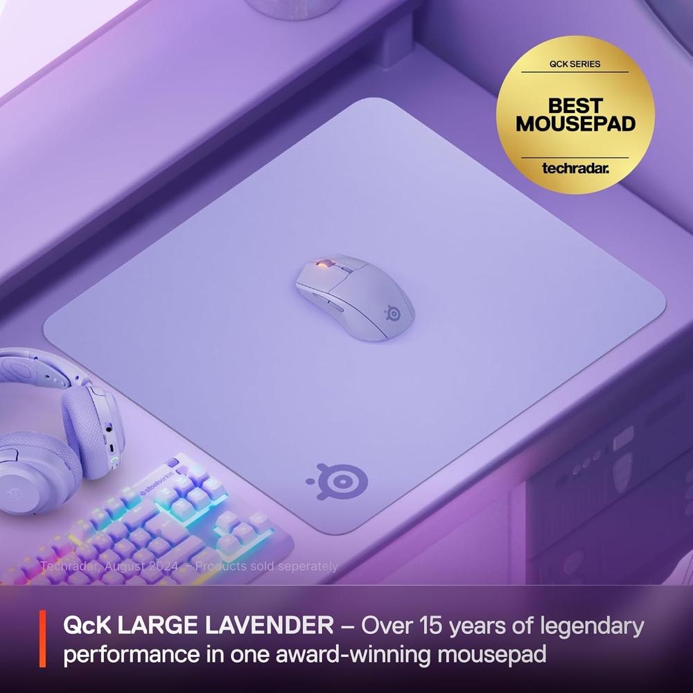 MOUSEPAD QCK LARGE CLASSIC STEELSERIES | LAVANDA - 2