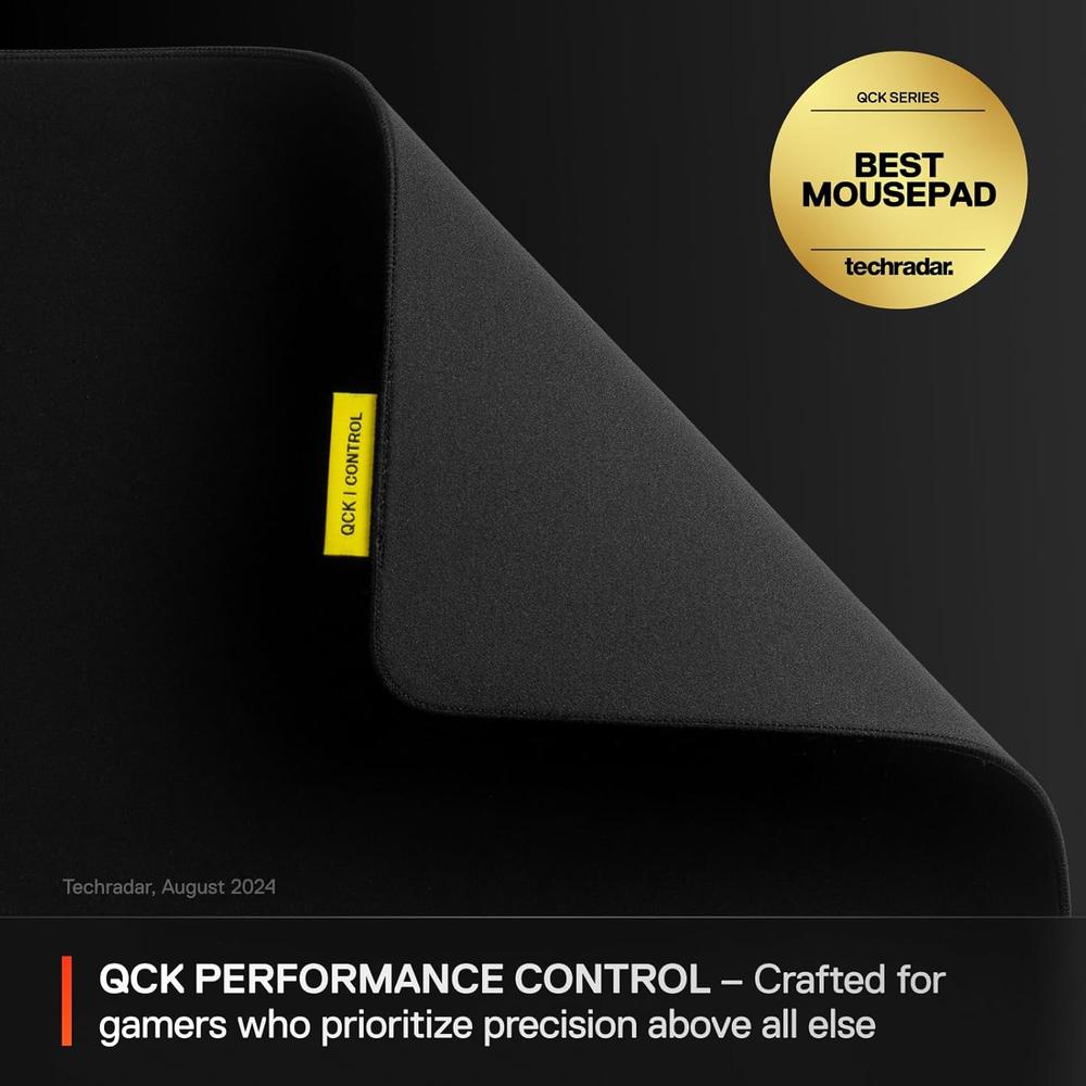 MOUSEPAD QCK XL PERFORMANCE CONTROL STEELSERIES | NEGRO - 2
