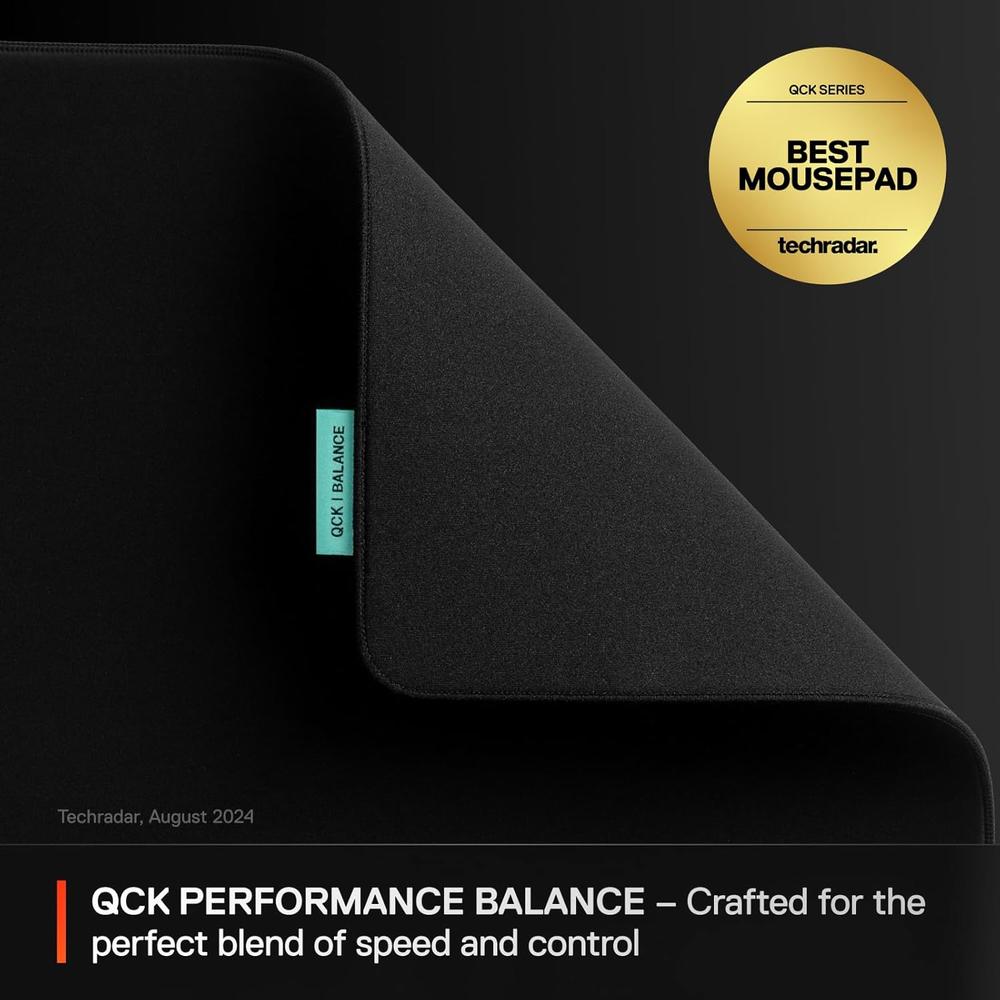 MOUSEPAD QCK XL PERFORMANCE BALANCE STEELSERIES | NEGRO - 2