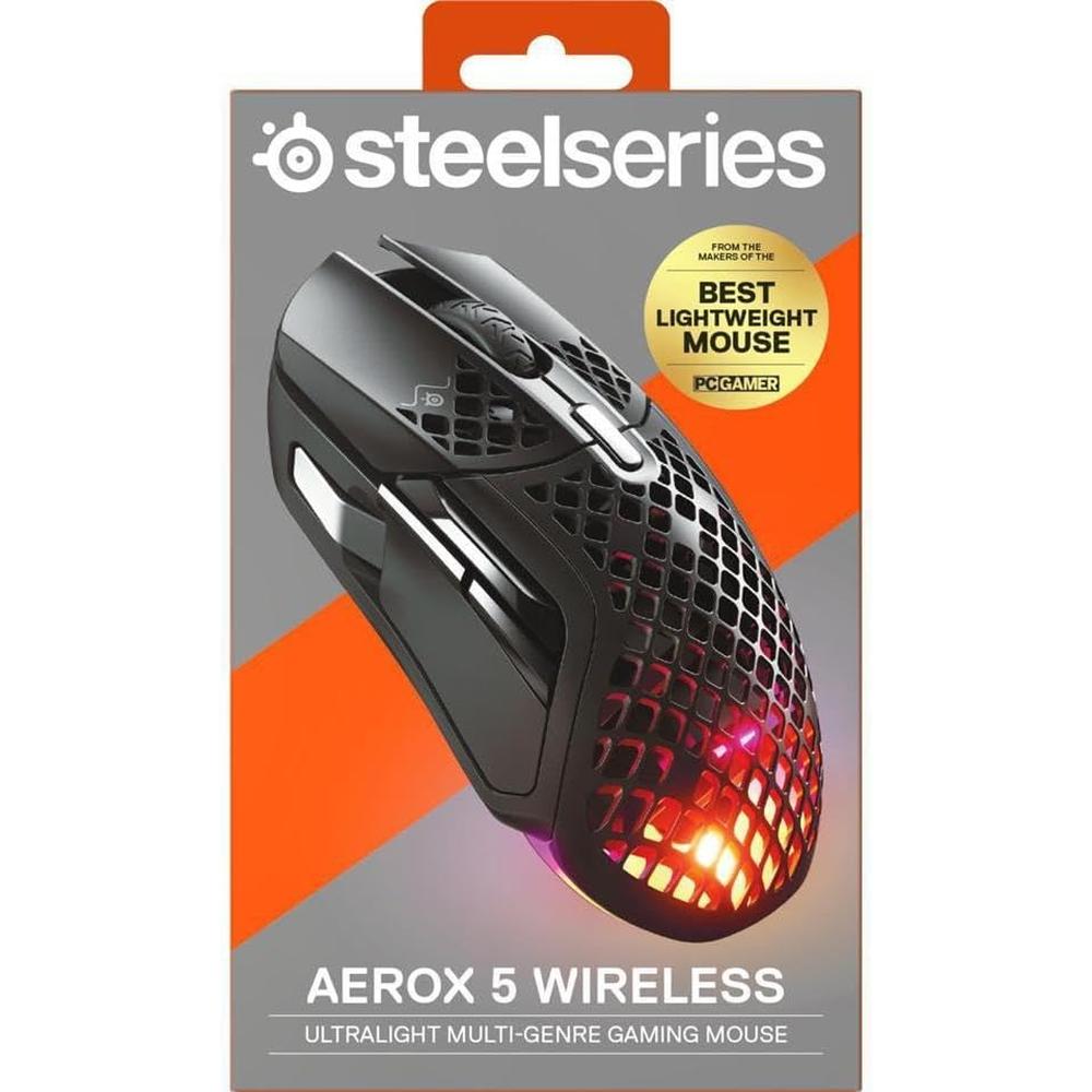 MOUSE INALÁMBRICO AEROX 5 STEELSERIES | NEGRO - 4