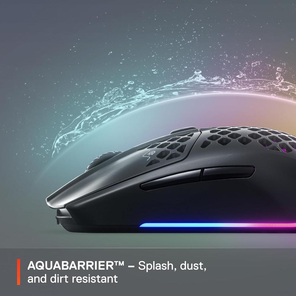 MOUSE INALÁMBRICO AEROX 3 GEN 1 STEELSERIES | ONYX - 5