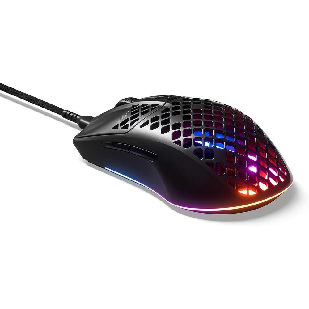 MOUSE ALÁMBRICO AEROX 3 STEELSERIES | NEGRO - 2