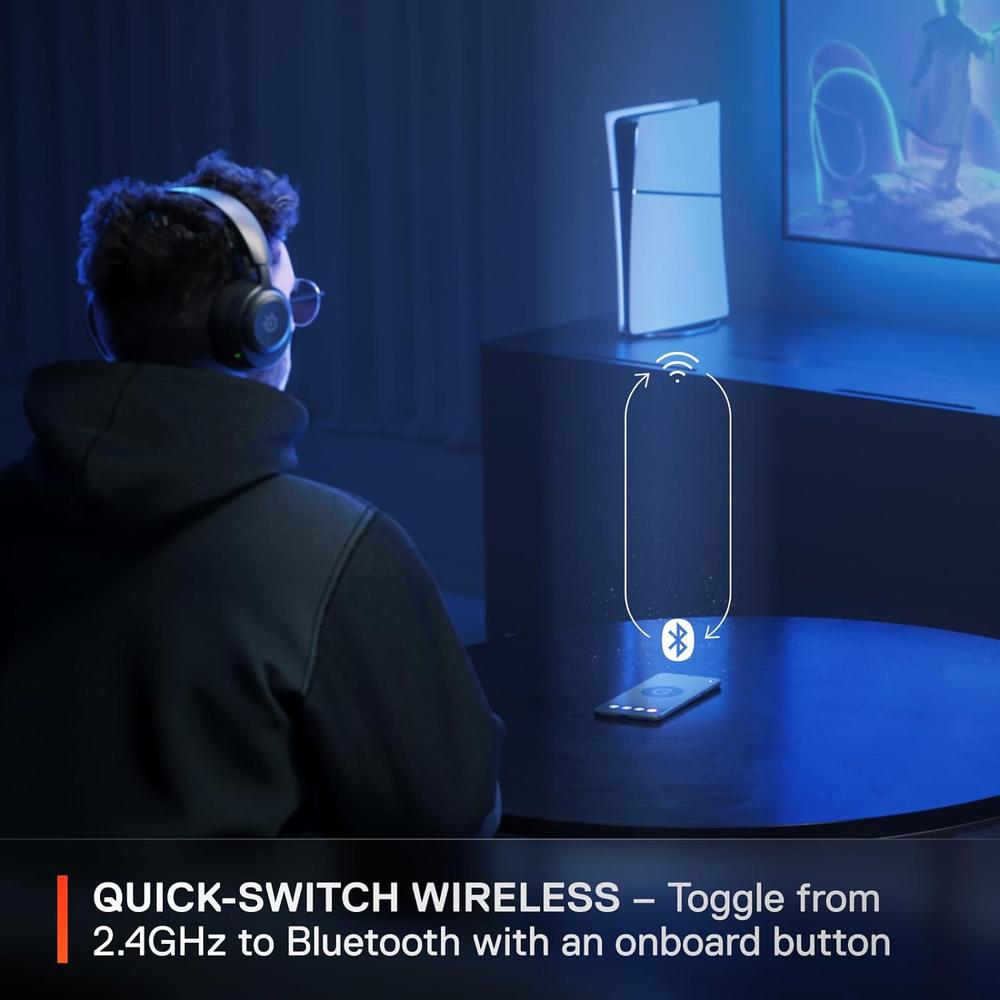 (REACONDICIONADO) AUDÍFONOS INALÁMBRICOS ARCTIS NOVA 5 STEELSERIES | NEGRO - 4