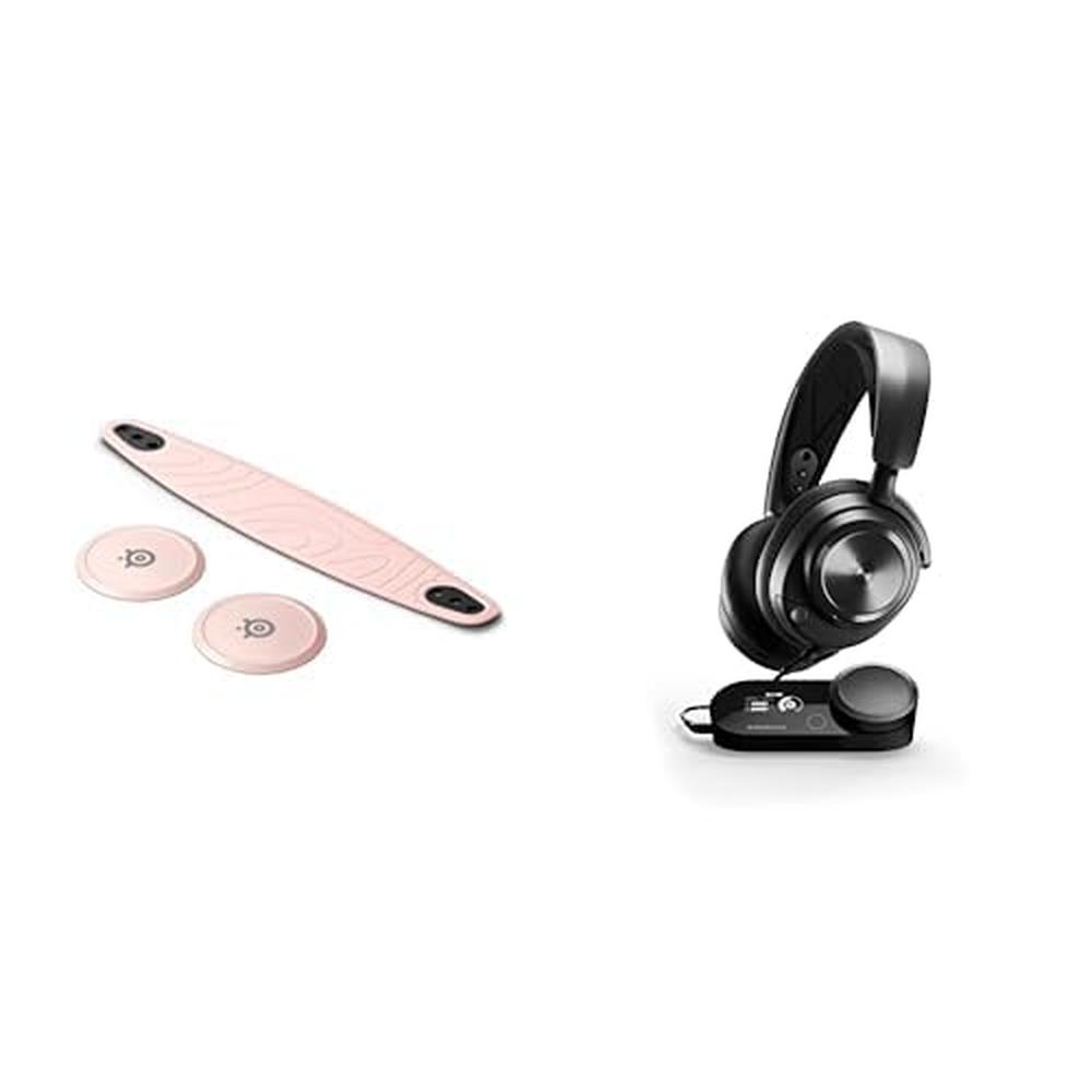 STEELSERIES NOVA BOOSTER PACK ARCTIS NOVA PRO ALÁMBRICO MULTISISTEMA + ROSE QUARTZ HEADBAND | NEGRO - 1