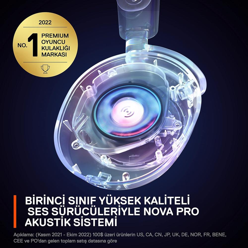 AUDÍFONOS ALÁMBRICOS ARCTIS NOVA PRO PC/PS5 STEELSERIES | NEGRO - 2
