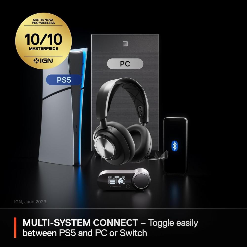 (REACONDICIONADO) AUDÍFONOS ARCTIS NOVA PRO WIRELESS | NEGRO - 2