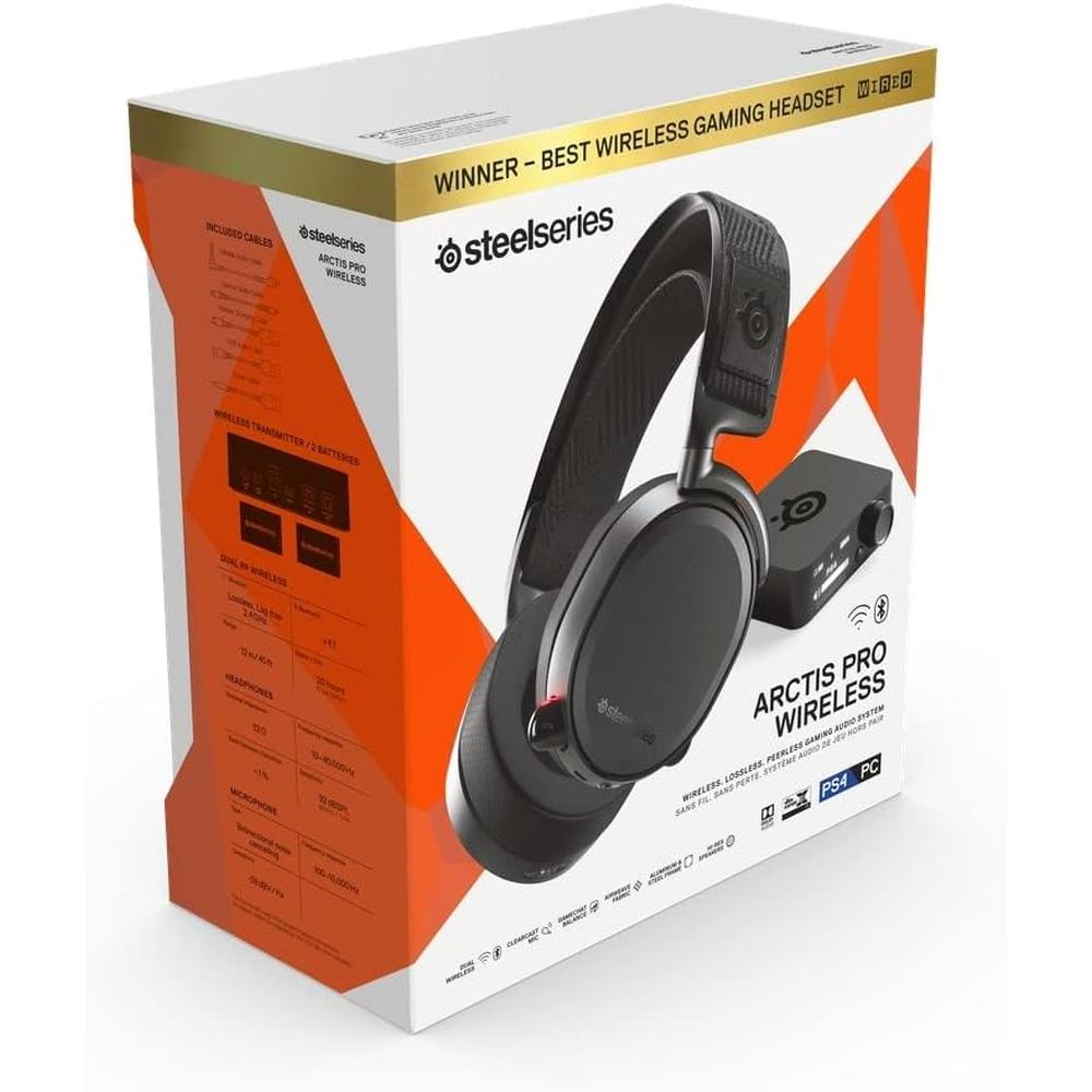AUDÍFONOS INALÁMBRICOS ARCTIS PRO DUAL WIRELESS STEELSERIES | NEGRO - 5