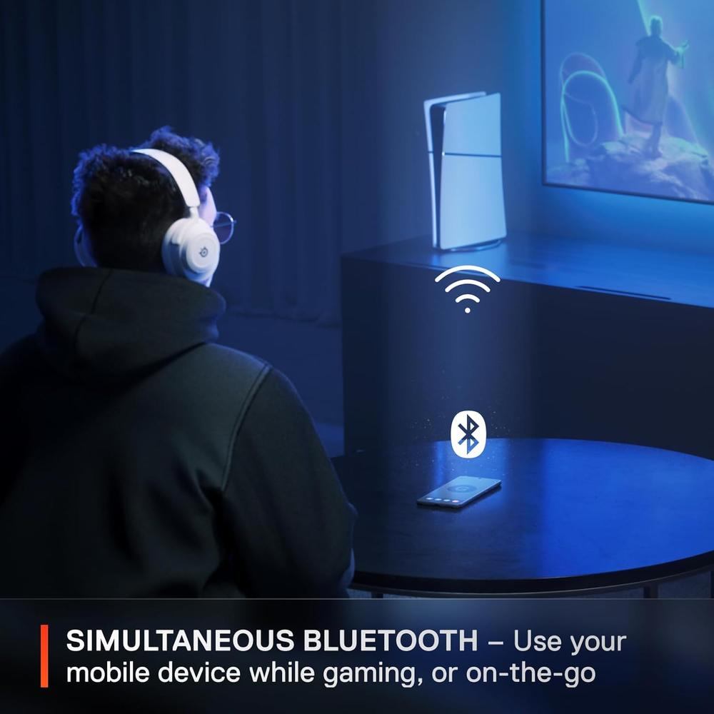 AUDÍFONOS INALÁMBRICOS ARCTIS NOVA 7P STEELSERIES | BLANCO - 3