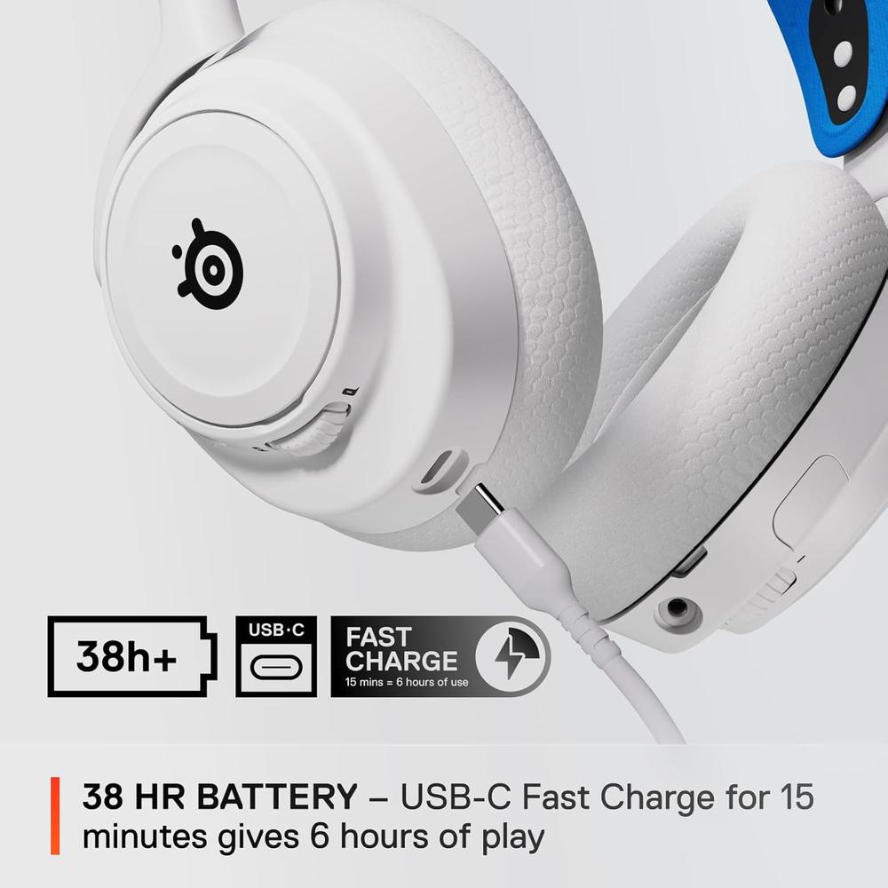 AUDÍFONOS INALÁMBRICOS ARCTIS NOVA 7P STEELSERIES | BLANCO - 4