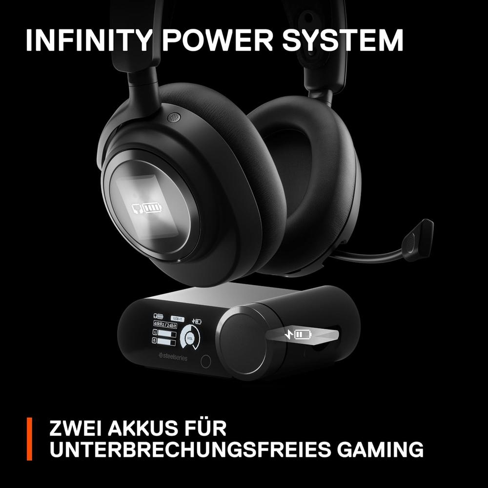 AUDÍFONOS INALÁMBRICOS ARCTIS NOVA PRO WIRELESS STEELSERIES | NEGRO - 6