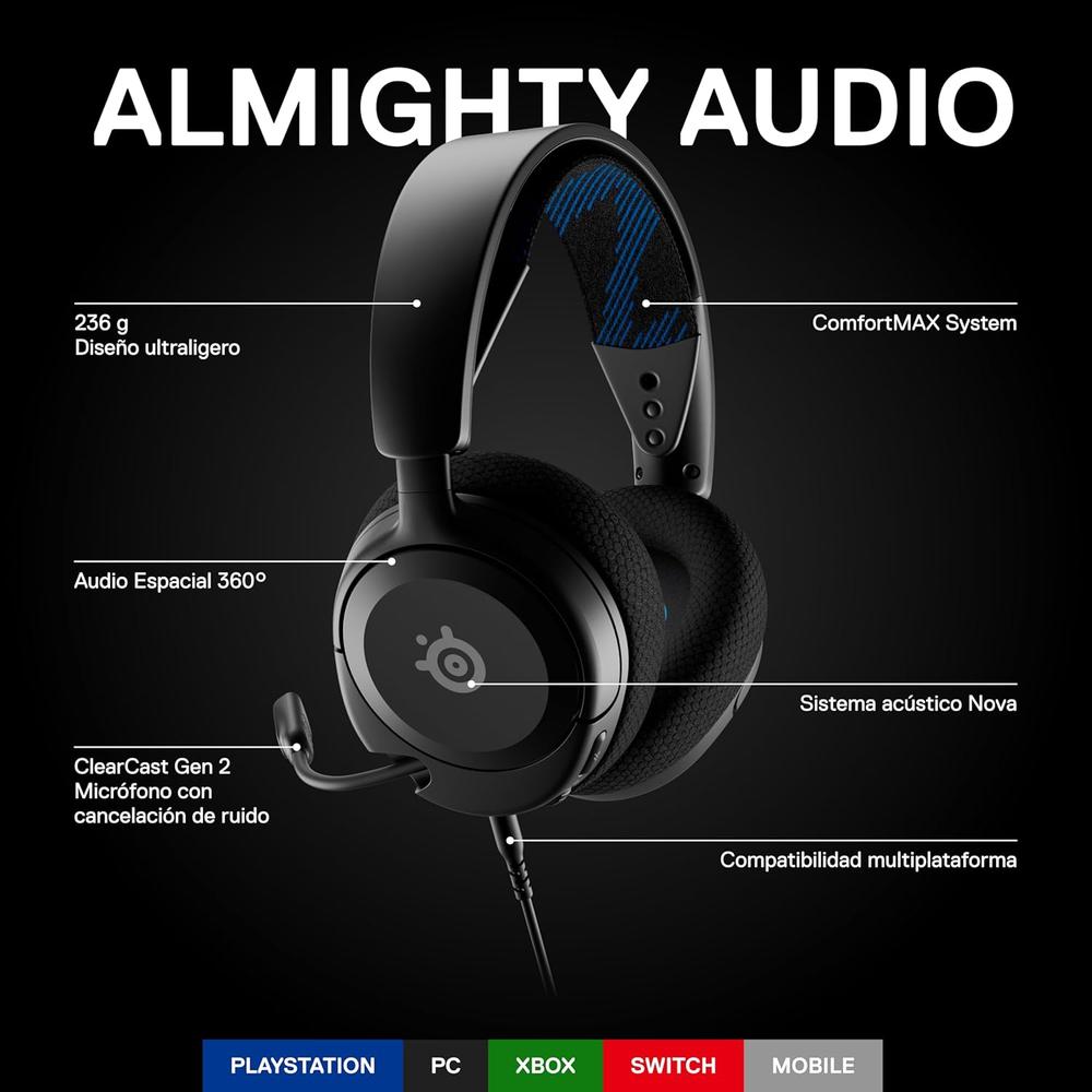 AUDÍFONOS ALÁMBRICOS ARCTIS NOVA 1P STEELSERIES - 3