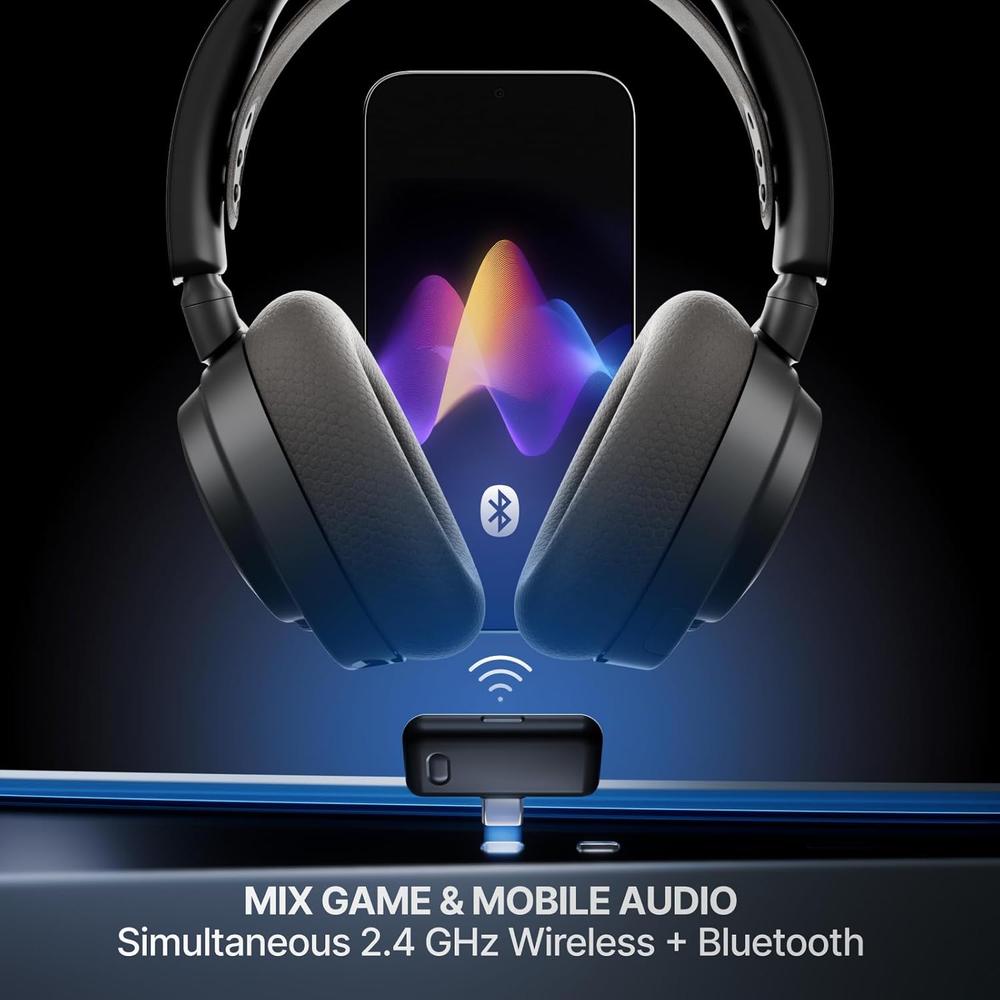(REACONDICIONADO) AUDÍFONOS INALÁMBRICOS ARCTIS NOVA 7P GEN 2 STEELSERIES | NEGRO - 4