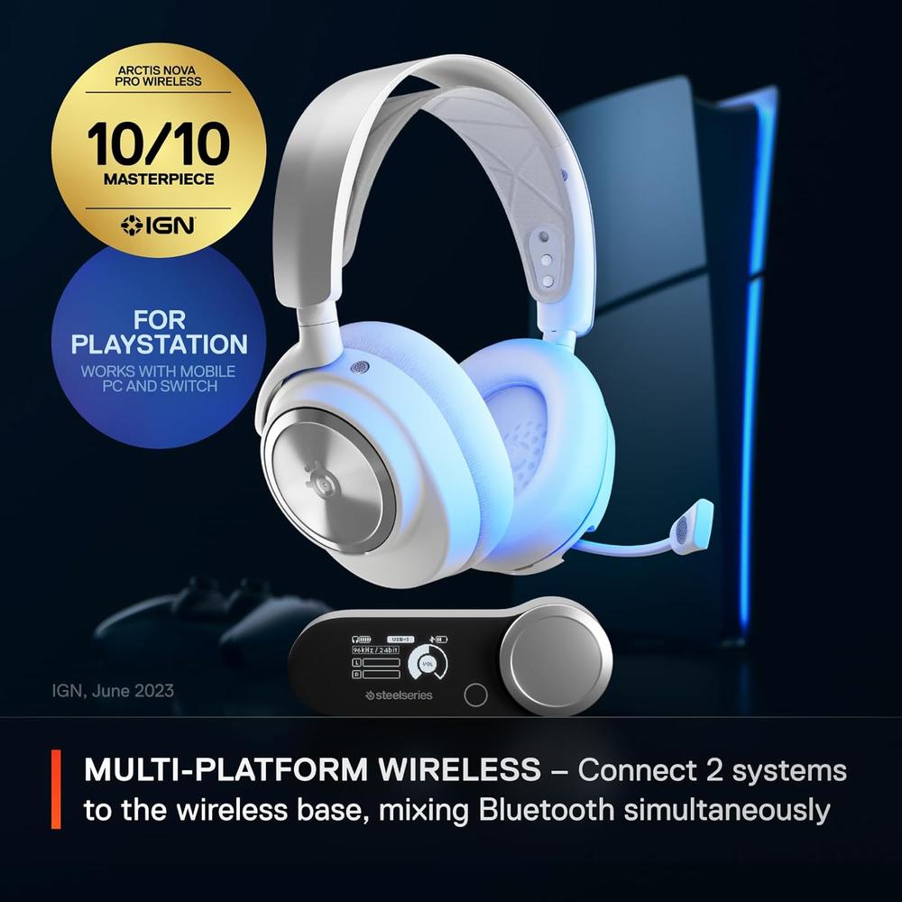 AUDÍFONOS INALÁMBRICOS ARCTIS NOVA PRO PLAYSTATION STEELSERIES - 2