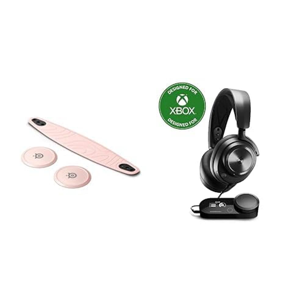 STEELSERIES NOVA BOOSTER PACK ARCTIS NOVA PRO ALÁMBRICO XBOX + ROSE QUARTZ HEADBAND | NEGRO - 1