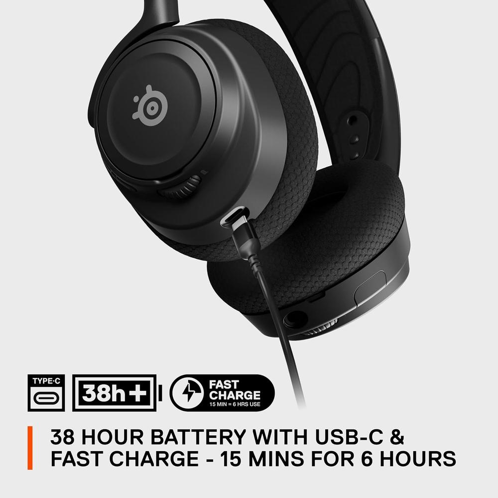 (REACONDICIONADO) AUDÍFONOS INALÁMBRICOS ARCTIS NOVA 7 STEELSERIES | NEGRO - 6