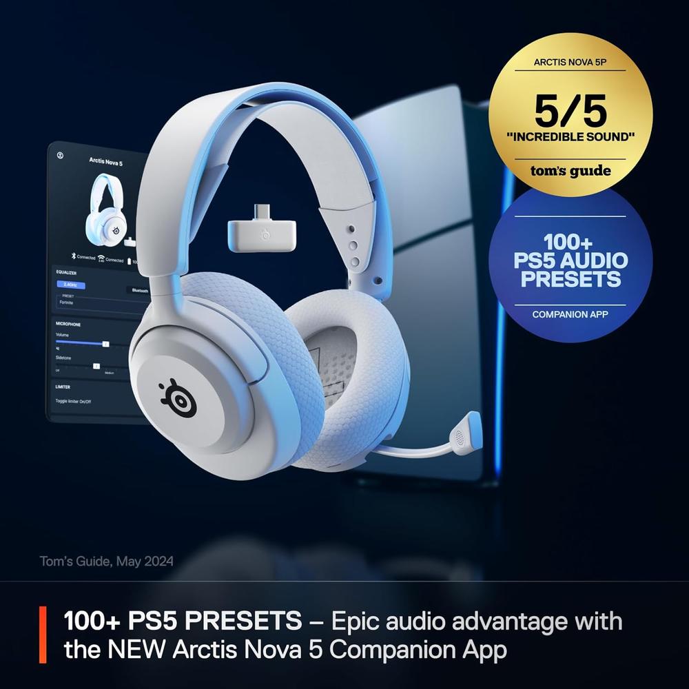 AUDÍFONOS INALÁMBRICOS ARCTIS NOVA 5P STEELSERIES - 2