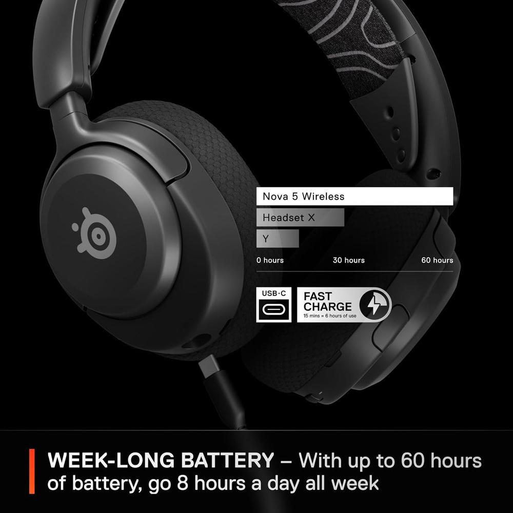 AUDÍFONOS INALÁMBRICOS ARCTIS NOVA 5 STEELSERIES - 5