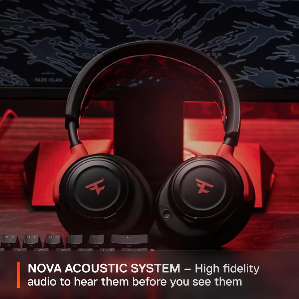AUDÍFONOS INALÁMBRICOS ARCTIS NOVA 7 FAZE CLAN EDITION STEELSERIES | NEGRO - 4