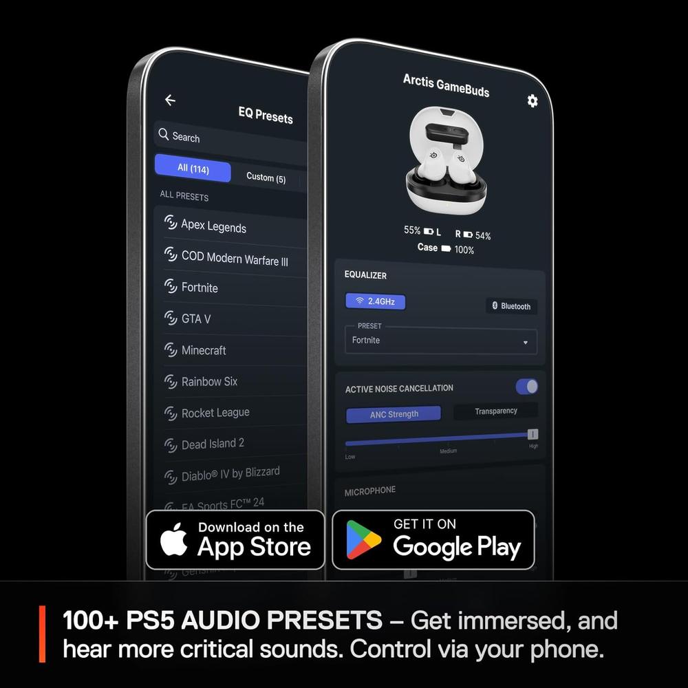 AUDÍFONOS BLUETOOTH ARCTIS GAMEBUDS PS5/PC STEELSERIES - 6