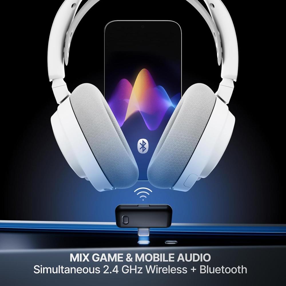 (REACONDICIONADO) AUDÍFONOS INALÁMBRICOS ARCTIS NOVA 7P GEN 2 STEELSERIES | BLANCO - 4