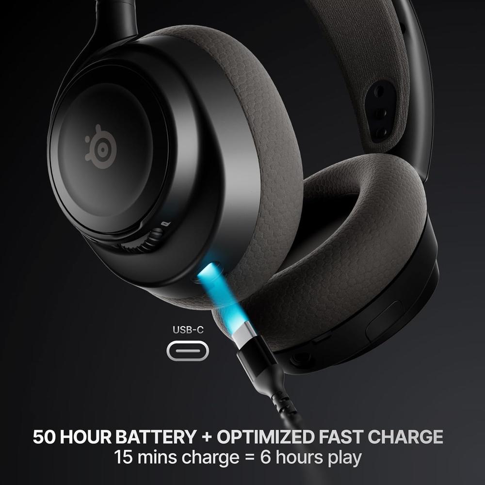 (REACONDICIONADO) AUDÍFONOS INALÁMBRICOS ARCTIS NOVA 7 GEN 2 OVER EAR STEELSERIES | NEGRO - 5