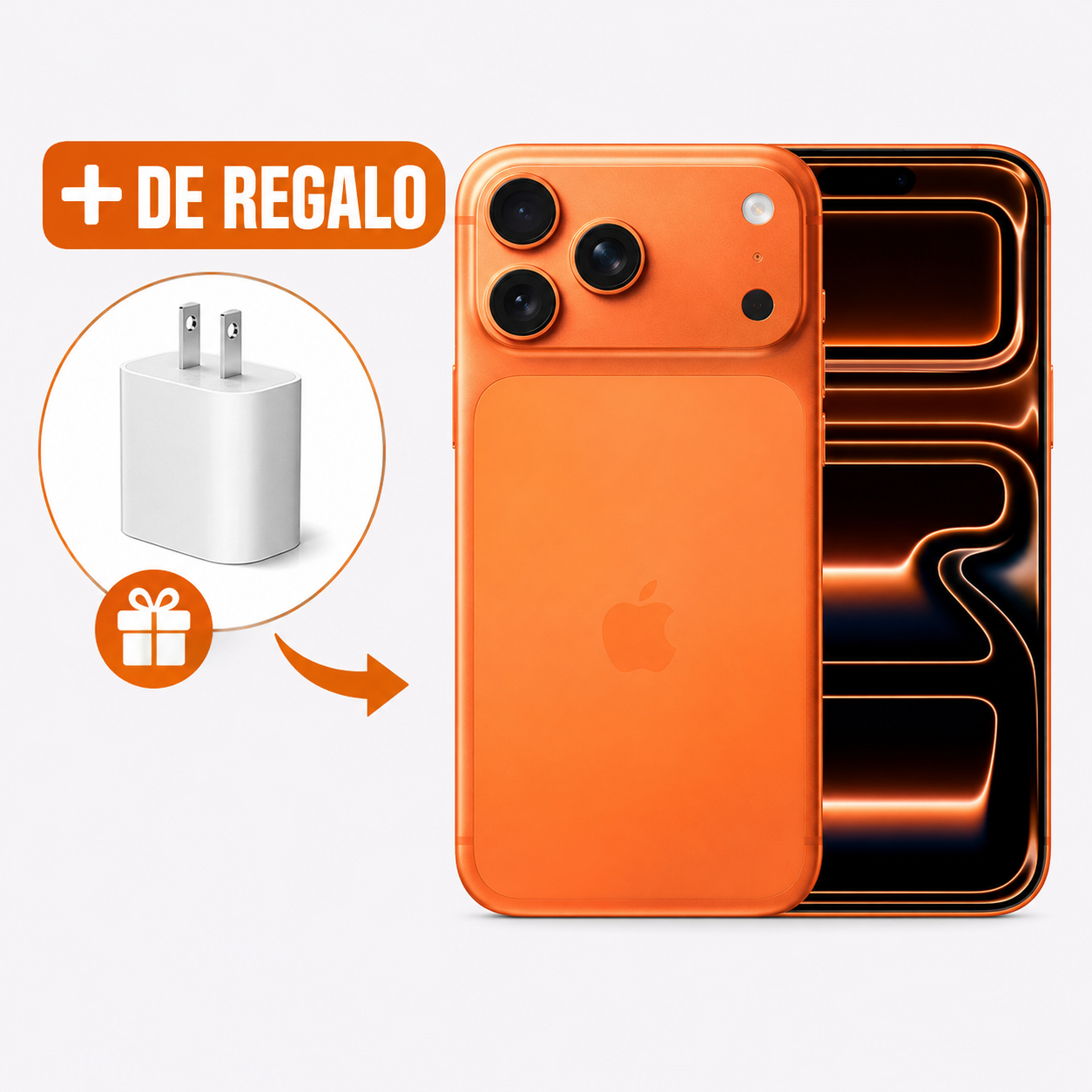 IPHONE 17 PRO MAX 256GB + APPLE CARGADOR USB-C DE 20 W - 1