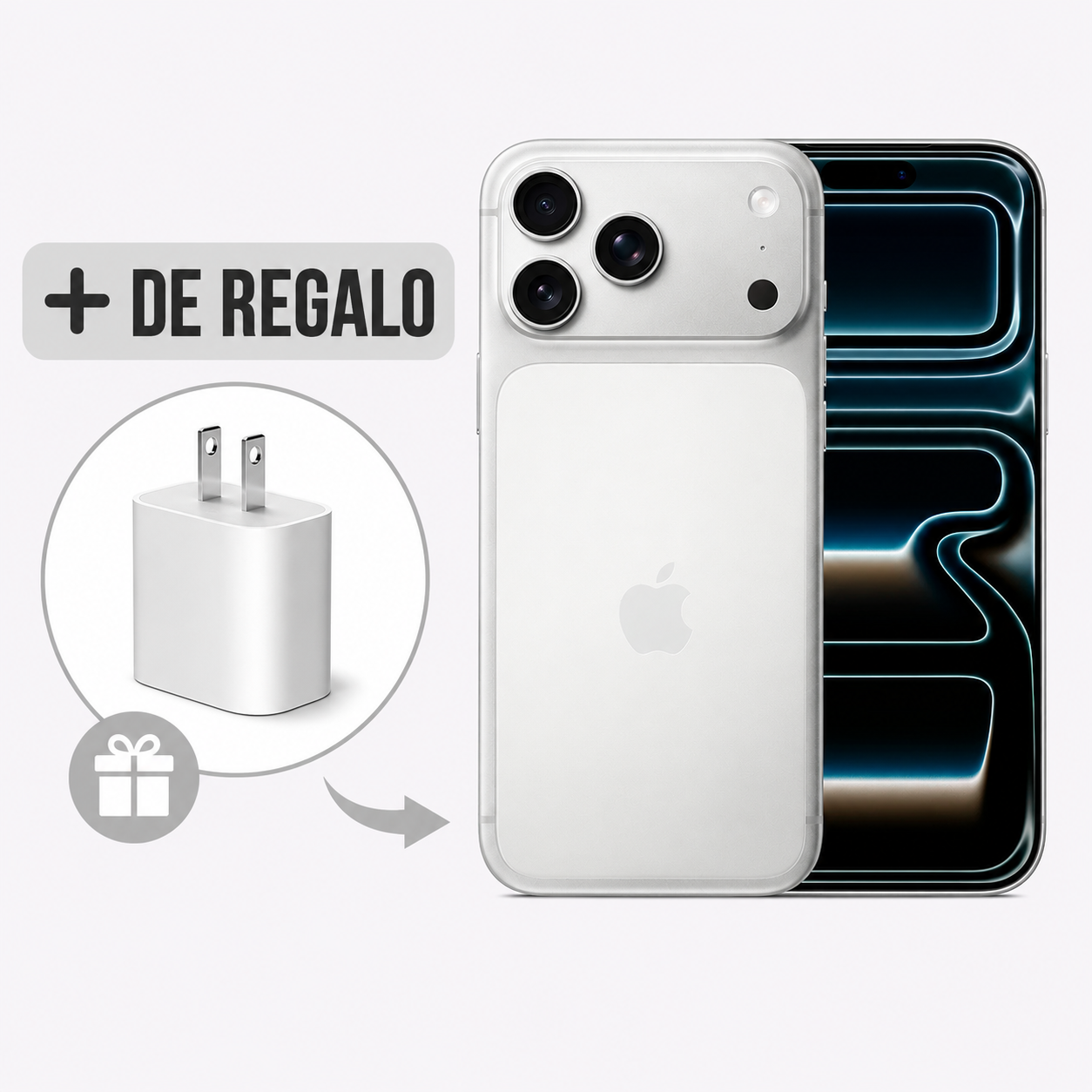 IPHONE 17 PRO MAX 256GB + APPLE CARGADOR USB-C DE 20 W - 1
