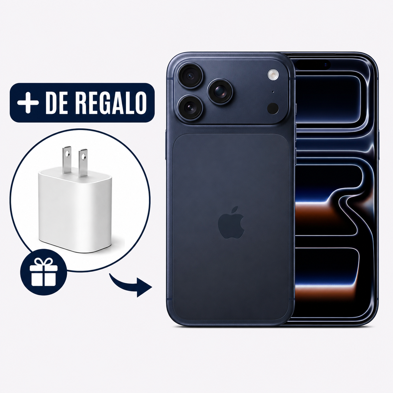 IPHONE 17 PRO MAX 256GB + APPLE CARGADOR USB-C DE 20 W - 1