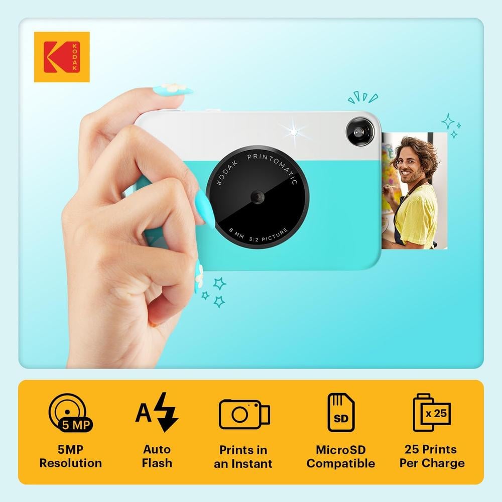KODAK PRINTOMATIC CÁMARA DIGITAL INSTANTÁNEA ZINK 5 MP - 2