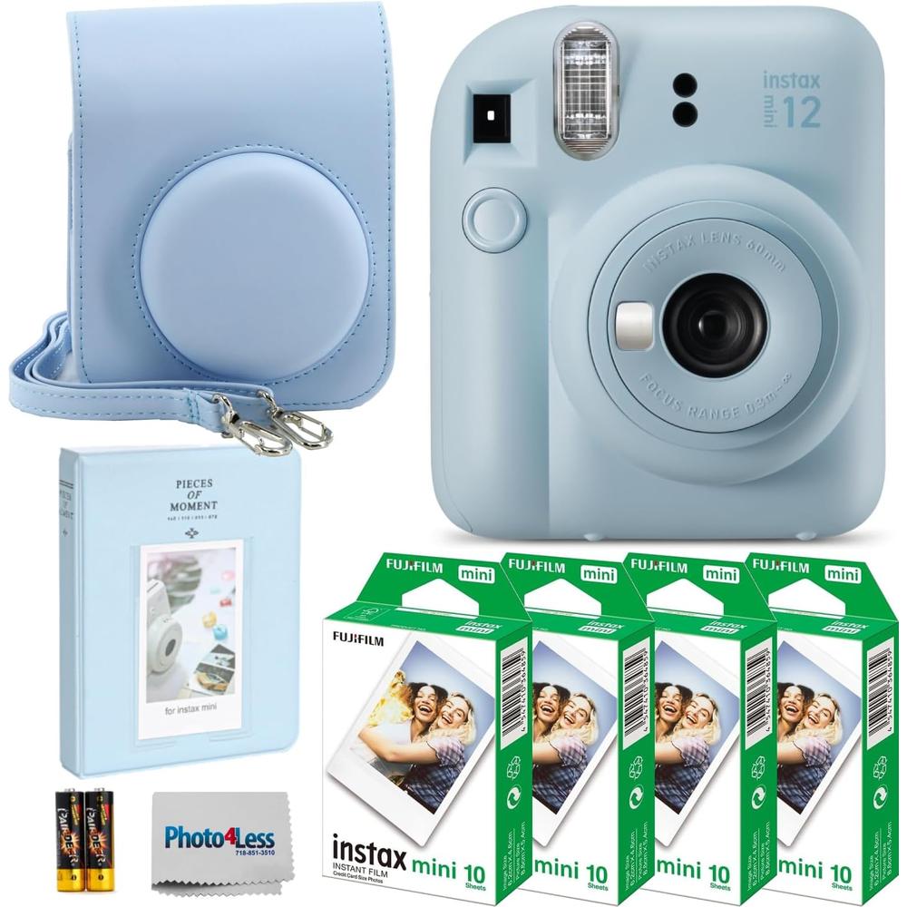 CÁMARA FUJIFILM INSTANTÁNEA INSTAX MINI 12 C/40 HOJAS Y PAQ. REGALO - 1