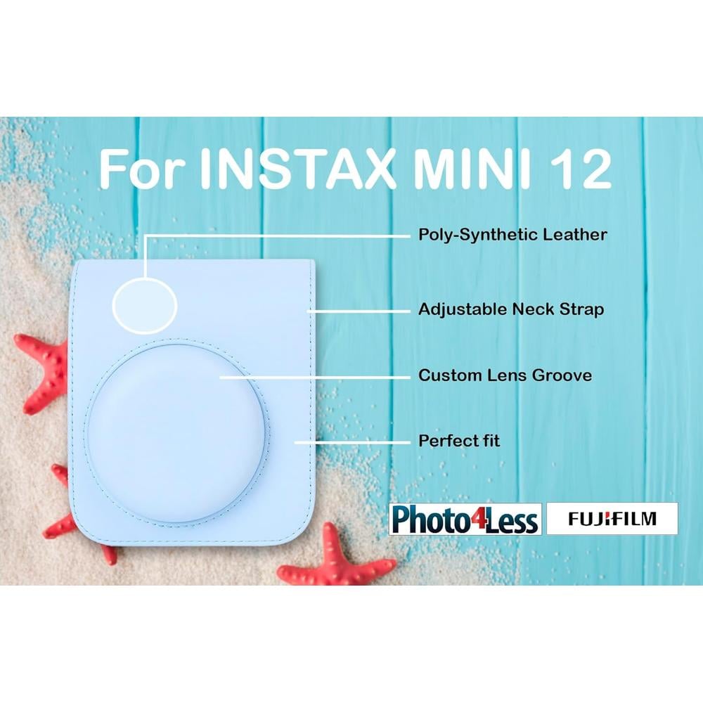 CÁMARA FUJIFILM INSTANTÁNEA INSTAX MINI 12 C/40 HOJAS Y PAQ. REGALO - 4
