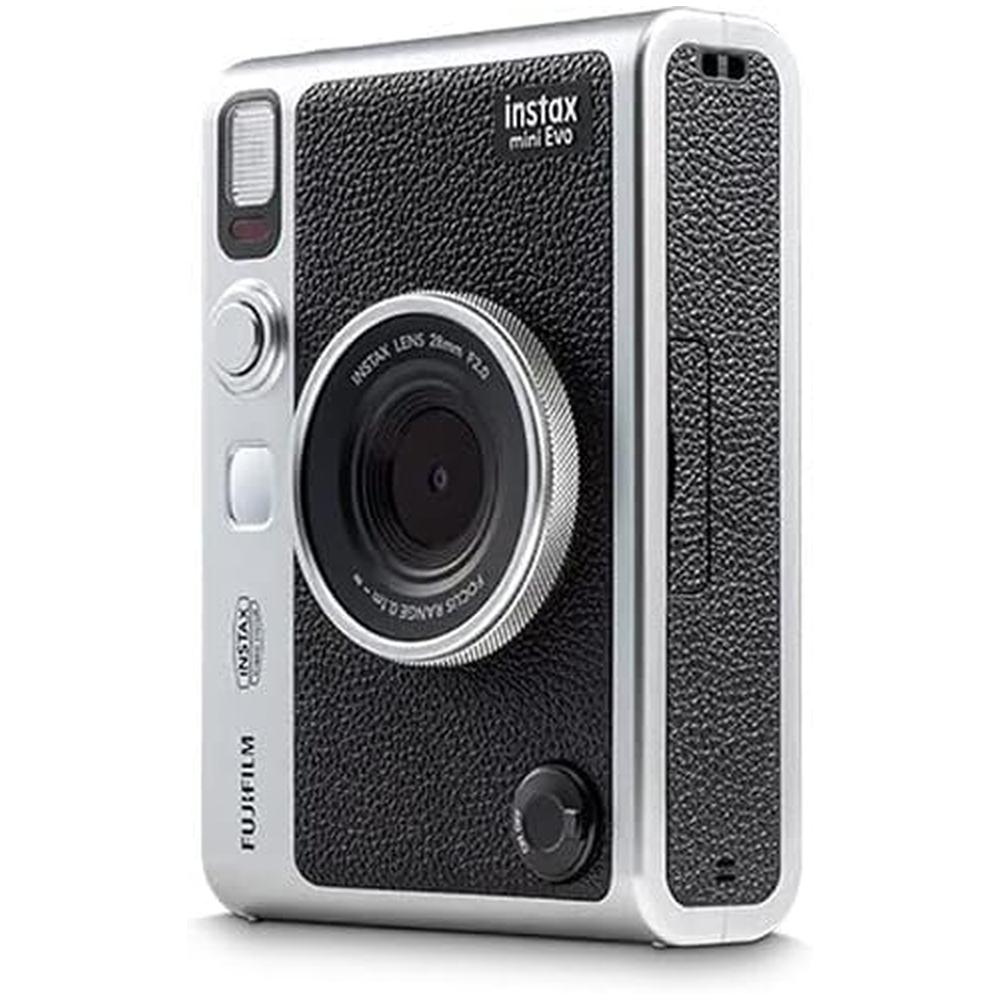 CÁMARA FUJIFILM HÍBRIDA INSTAX MINI EVO C/20 HOJAS MEMORIA 32 GB ESTUCHE ÁLBUM Y PAÑO SET 6 PZS | NEGRO - 5