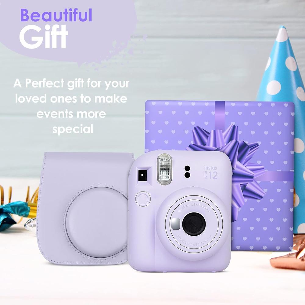 CÁMARA FUJIFILM INSTANTÁNEA INSTAX MINI 12 C/60 HOJAS ESTUCHE Y ÁLBUM - 6