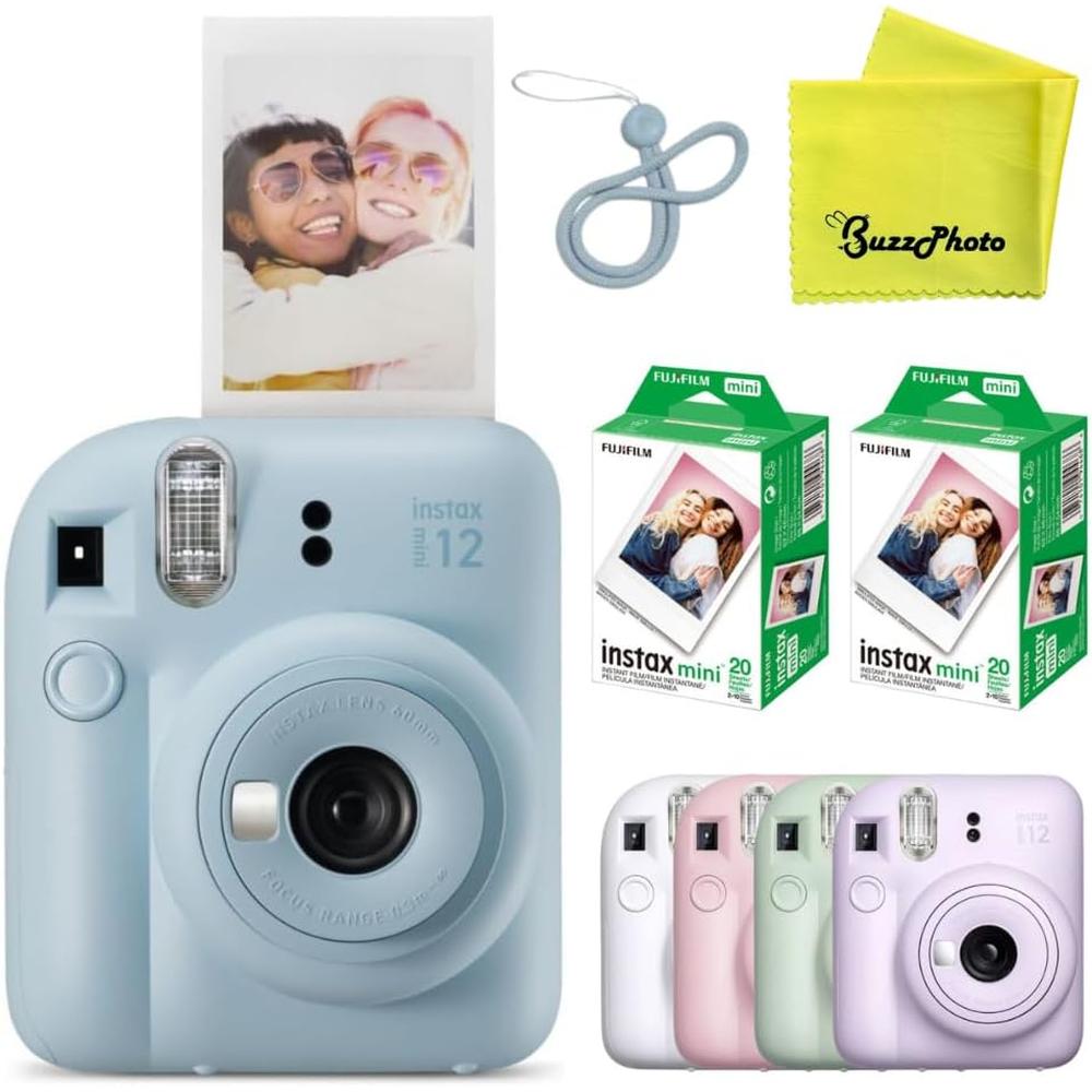CÁMARA FUJIFILM INSTANTÁNEA INSTAX MINI 12 C/40 HOJAS - 1