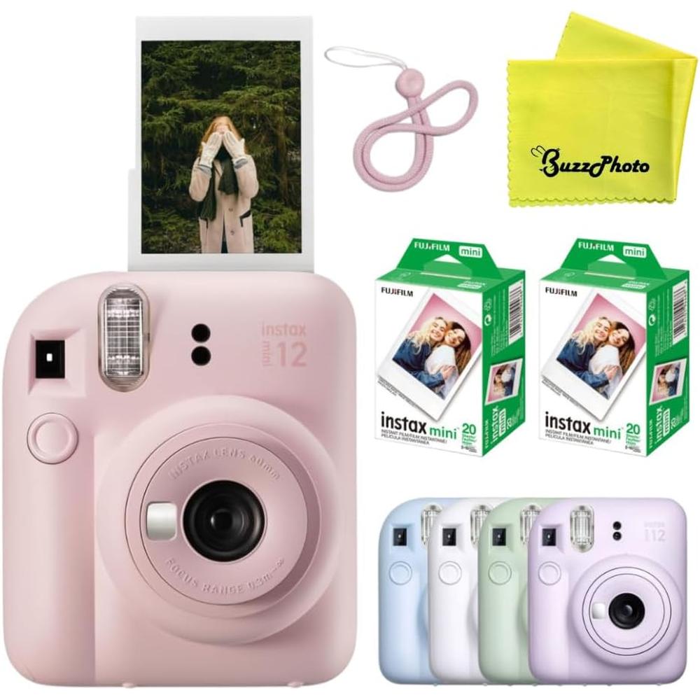 CÁMARA FUJIFILM INSTANTÁNEA INSTAX MINI 12 C/40 HOJAS - 1
