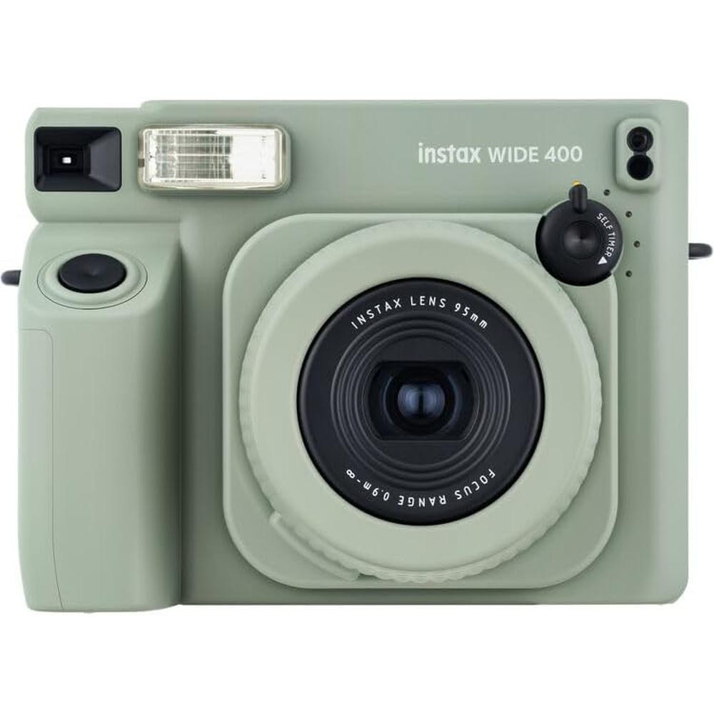 CÁMARA FUJIFILM INSTANTÁNEA INSTAX WIDE 400 C/20 HOJAS Y ESTUCHE SET 3 PZS | VERDE SAGE - 2