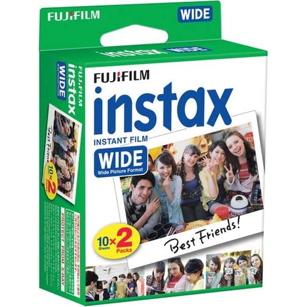 CÁMARA FUJIFILM INSTANTÁNEA INSTAX WIDE 400 C/20 HOJAS Y ESTUCHE SET 3 PZS | VERDE SAGE - 4