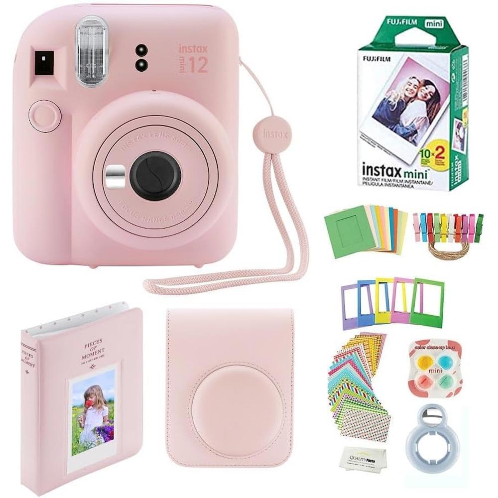 CÁMARA FUJIFILM INSTANTÁNEA INSTAX MINI 12 C/20 IMPRESIONES ESTUCHE Y ACC. - 2