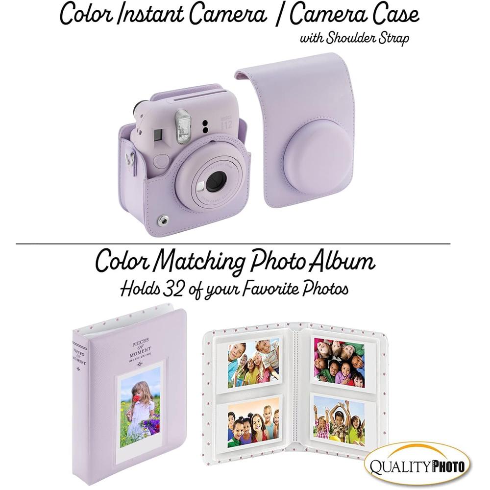 CÁMARA FUJIFILM INSTANTÁNEA INSTAX MINI 12 C/20 IMPRESIONES ESTUCHE Y ACC. - 4