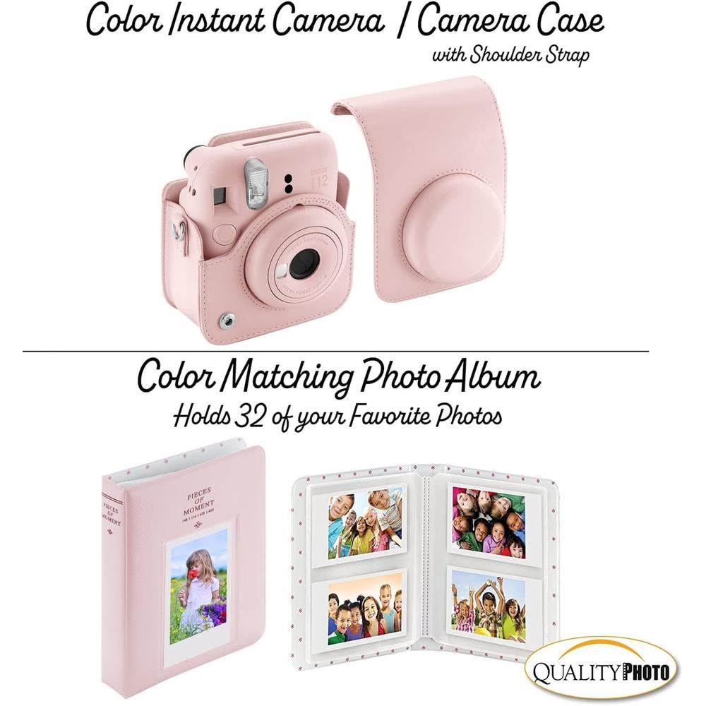 CÁMARA FUJIFILM INSTANTÁNEA INSTAX MINI 12 C/20 IMPRESIONES ESTUCHE Y ACC. - 5