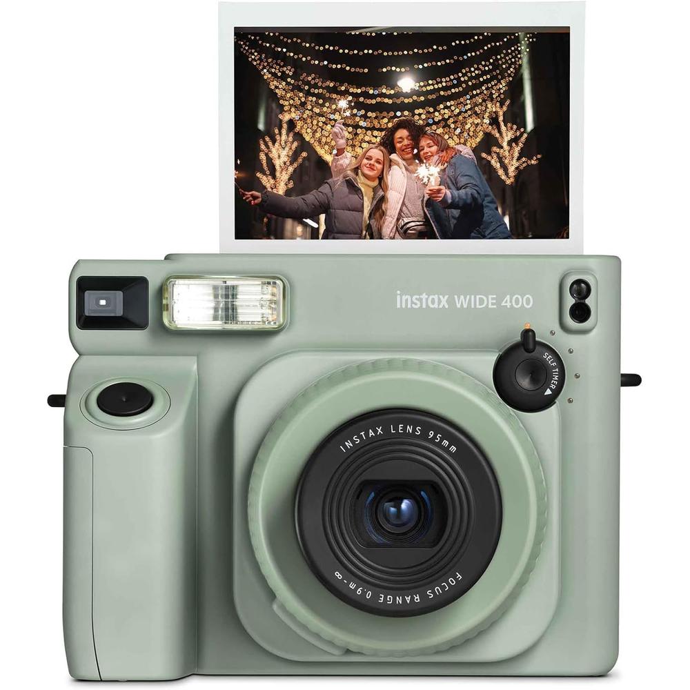 CÁMARA FUJIFILM INSTANTÁNEA INSTAX WIDE 400 C/1 TWIN PACK SET 2 PZS | VERDE SAGE - 2